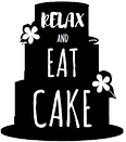 Relax and Eat Cake Logo