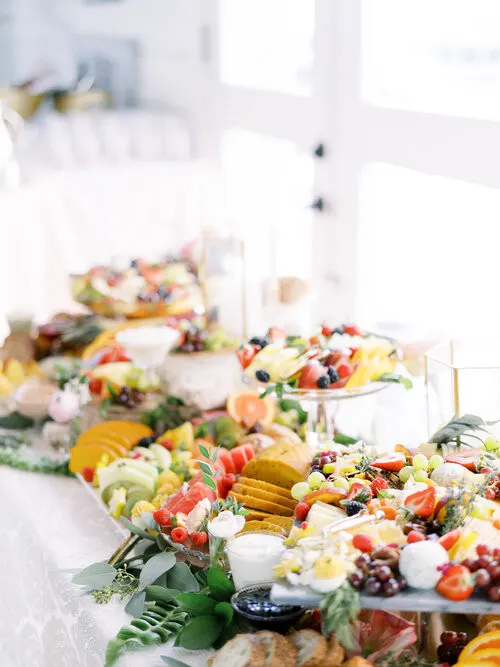 Fancy Food Arrangements on Table