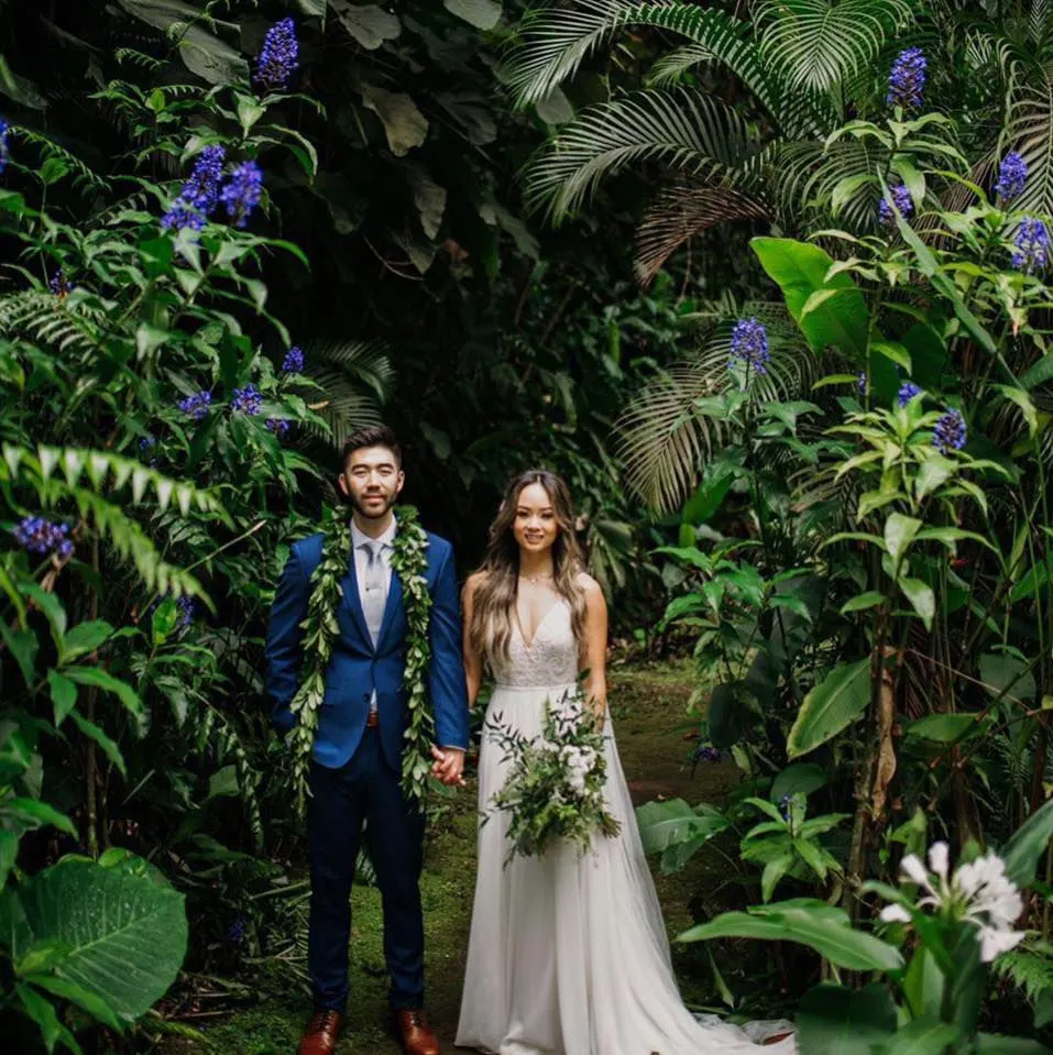Couple in Tropical Area