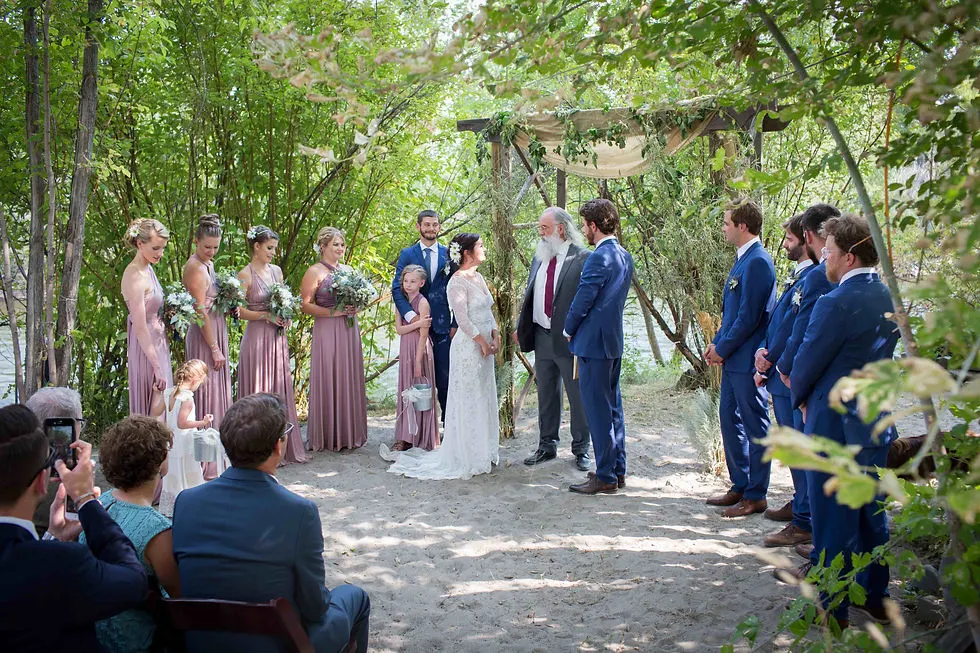 Outdoor Ceremony in the Woods