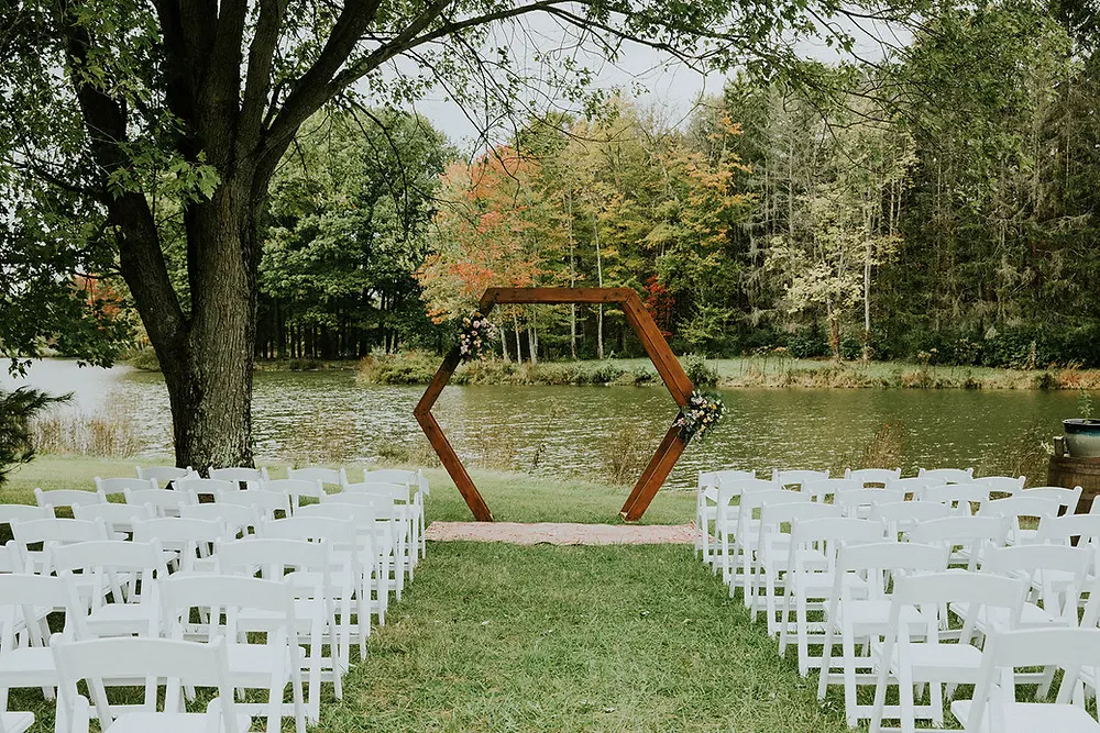 Ceremony Setup Outside