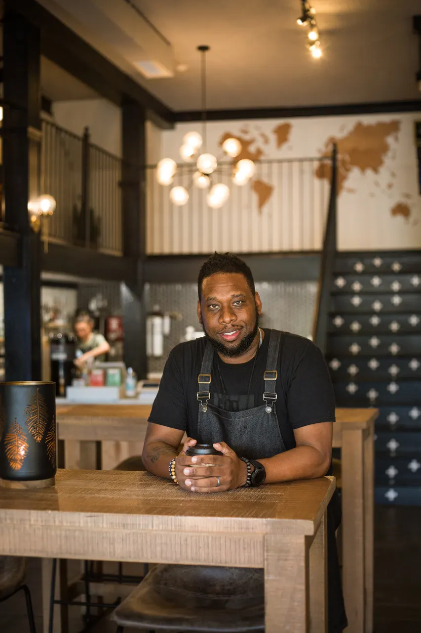 Chef in Coffee Shop