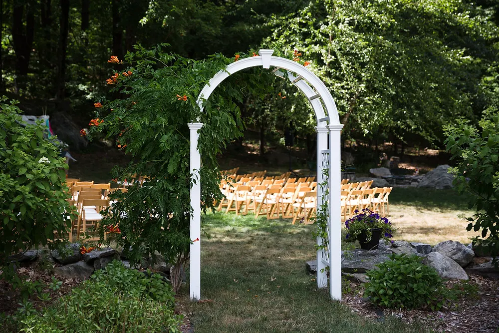 Outdoor Wedding Ceremony Under the Trees