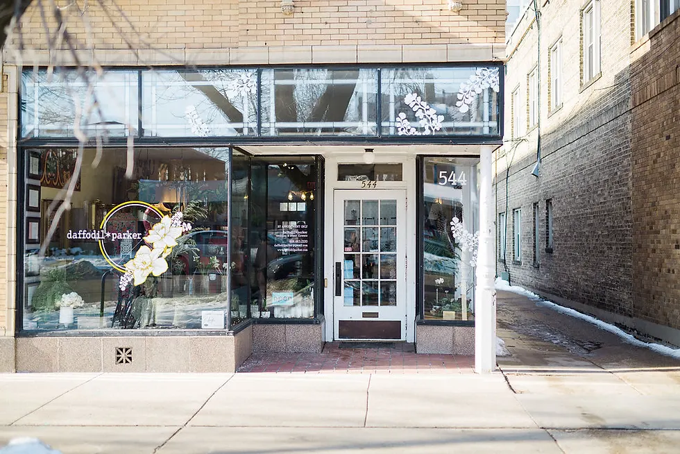 Outside of Flower Shop
