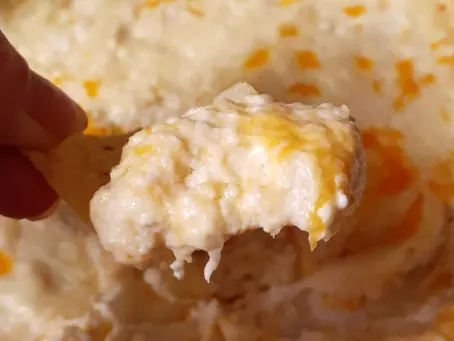 Warm...Cheesy, Crab Dip! It's Easy, Quick & A Real Crowd Pleaser!