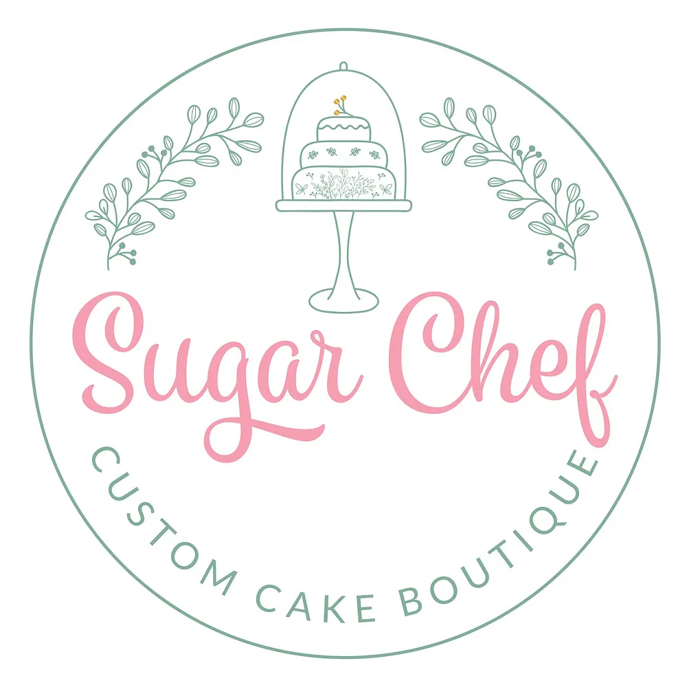 Sugar Chef Custom Cake Boutique Logo