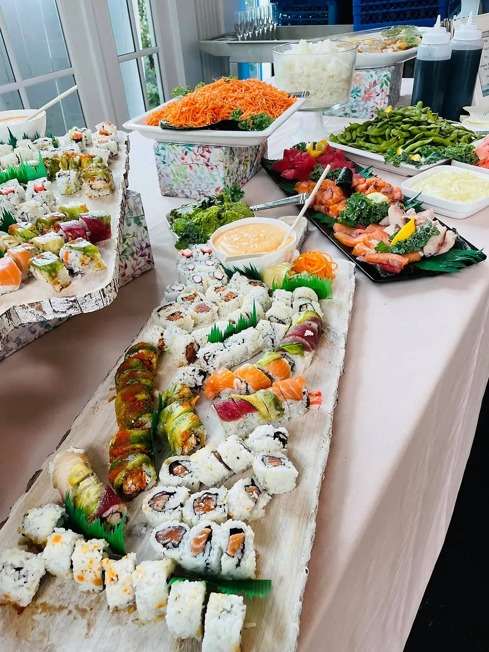 Sushi Catering Table