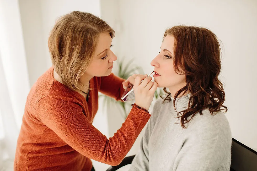 Melissa Doing Makeup