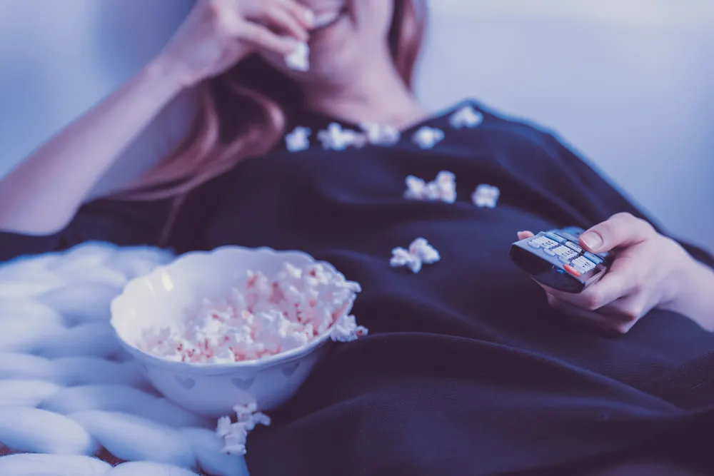 Eating Popcorn